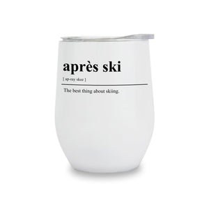 Wine Tumblers - Après Ski Description