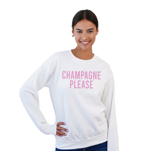 Scuba Sweatshirt - Champagne Please (Pink)