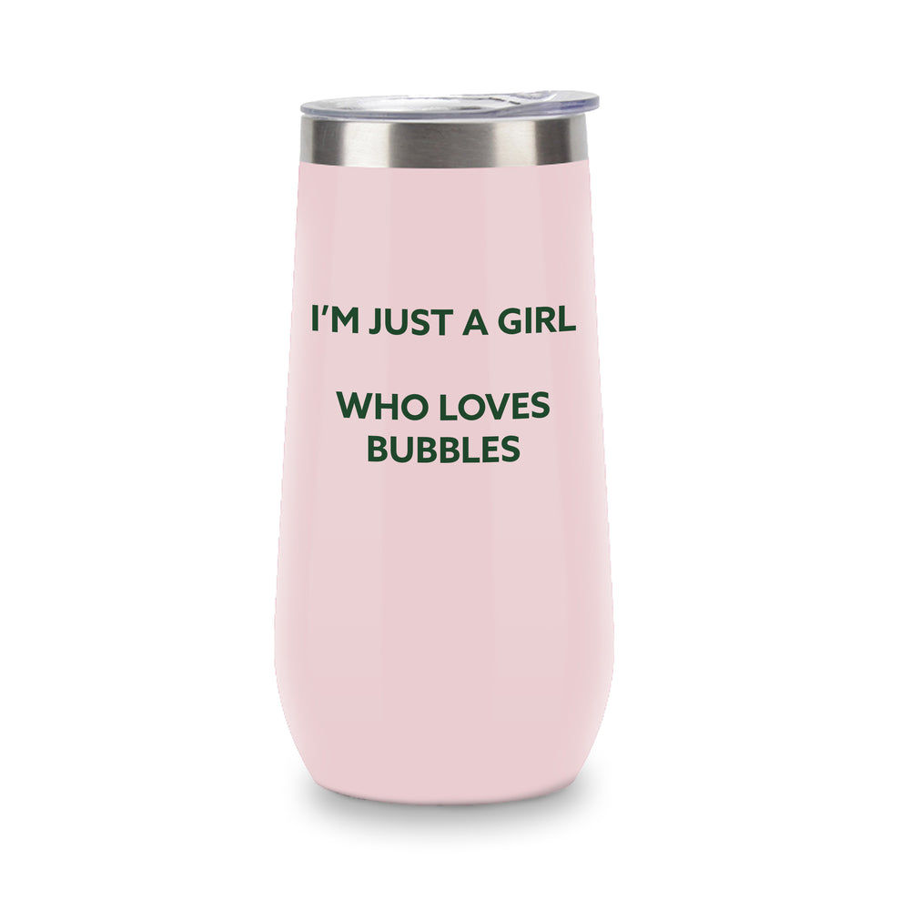 Champagne Tumbler -Just a Girl