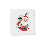 Cocktail Napkins (Set of 4) - Santa's Champagne Gift