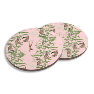 Ceramic Coasters (Set of 4) - Monkey Business