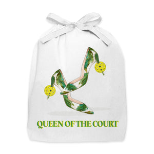 Drawstring Bag - Queen of the Court Pickleball