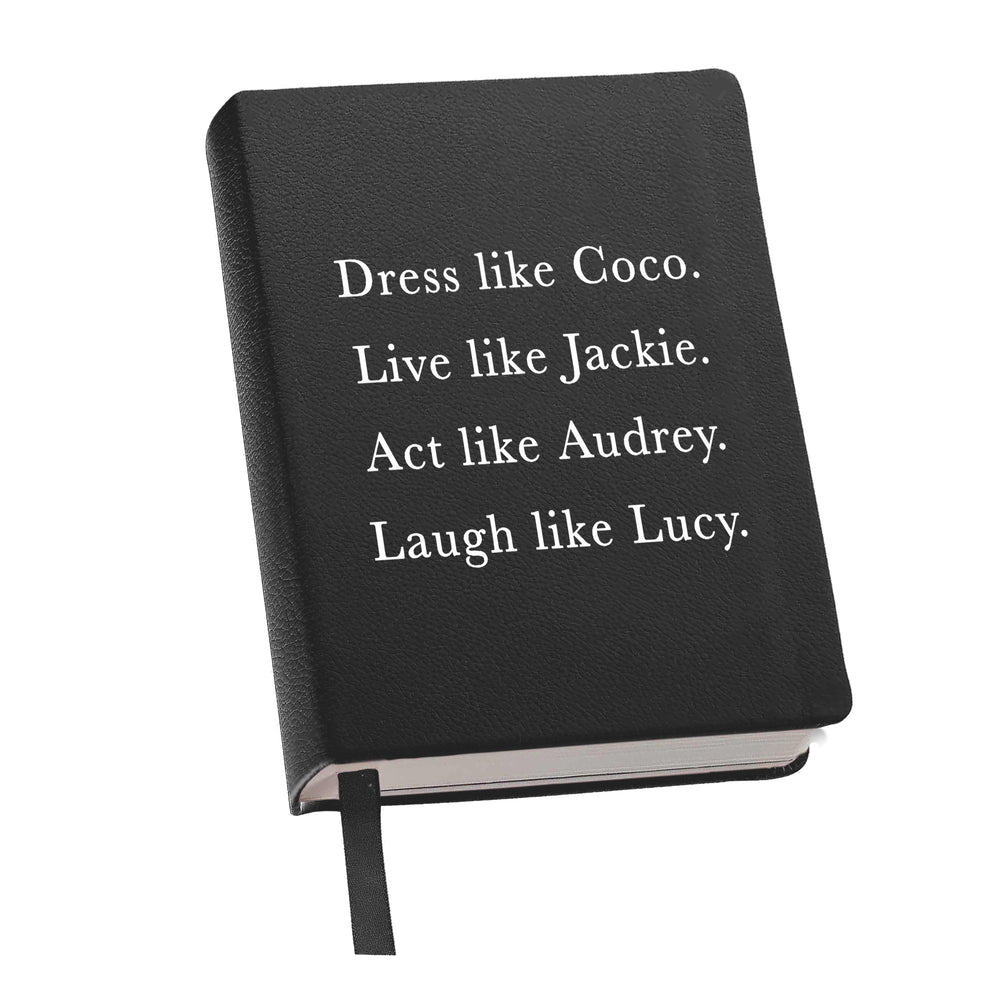 Lined Journal Black - Dress Coco