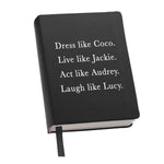 Lined Journal Black - Dress Coco