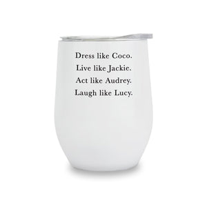 Wine Tumblers - Dress Coco