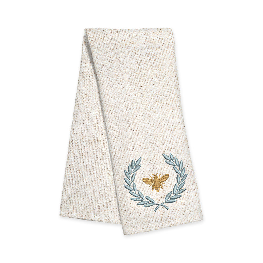 Linen Kitchen Towel-French Bee