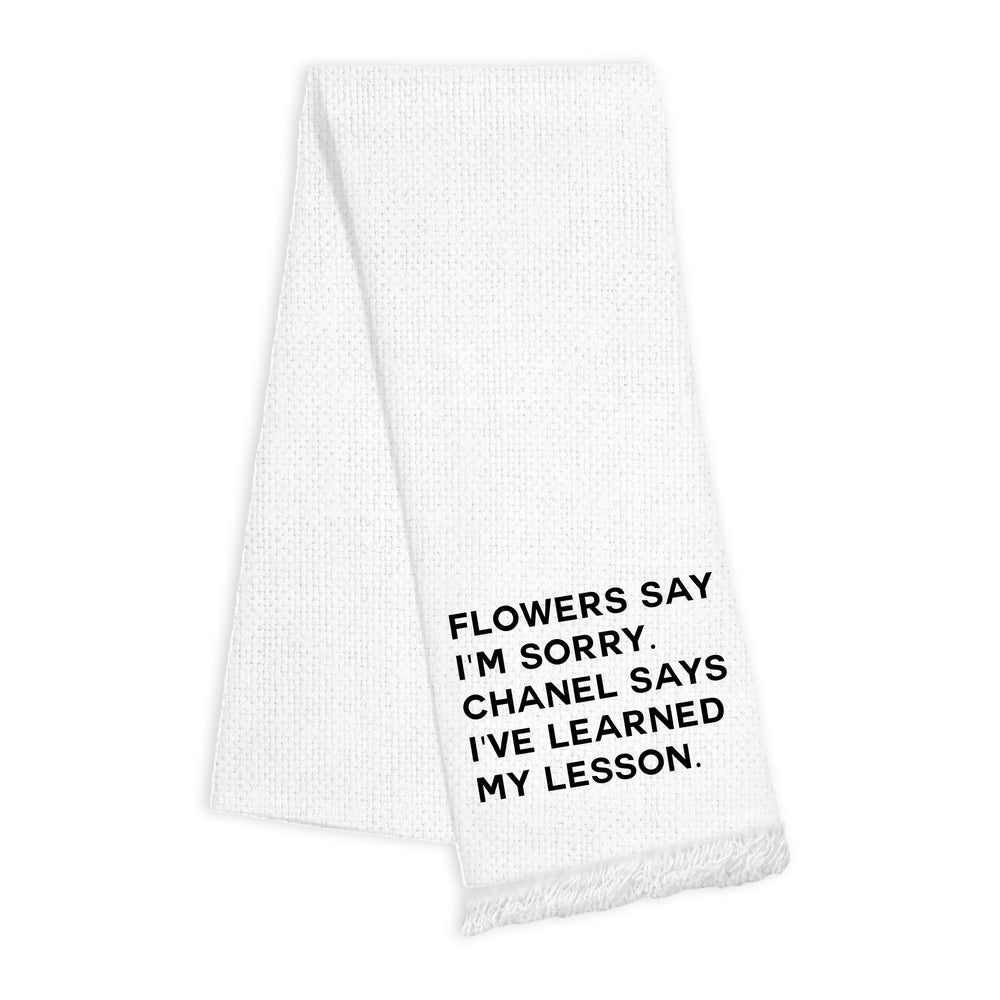 Fringe Towels - Flowers Say