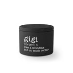 Travel Candle Black - Gigi