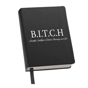 Lined Journal Black - B.I.T.C.H