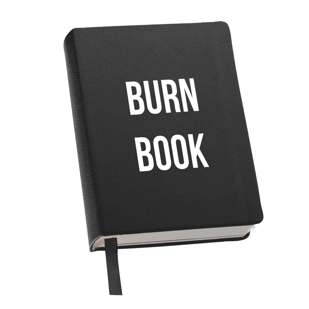 Lined Journal Black - Burn Book