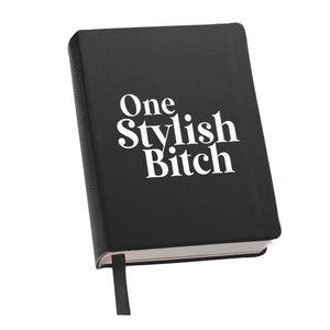 Lined Journal Black - One Stylish Bitch