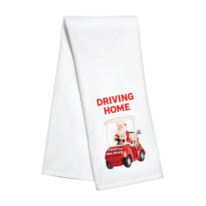 Kitchen Towel - Driving Home Fore the Holidays