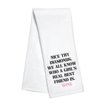 Kitchen Towel - Nice Try Diamonds