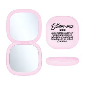 LED Compact Mirror Pink - Glamma