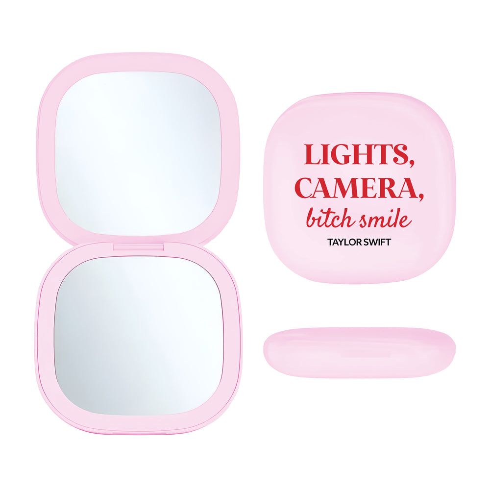 LED Compact Mirror - Lights Camera