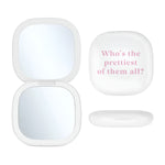 LED Compact Mirror-Prettiest of them all