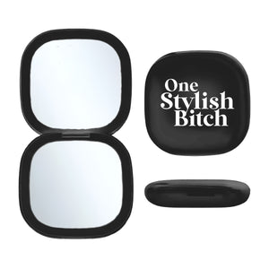 LED Compact Mirror Black - One Stylish Bitch