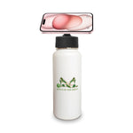 Insulated Water Bottle w/ Magnetic Phone Holder - Queen of the Green Golf