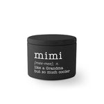 Travel Candle Black - Mimi