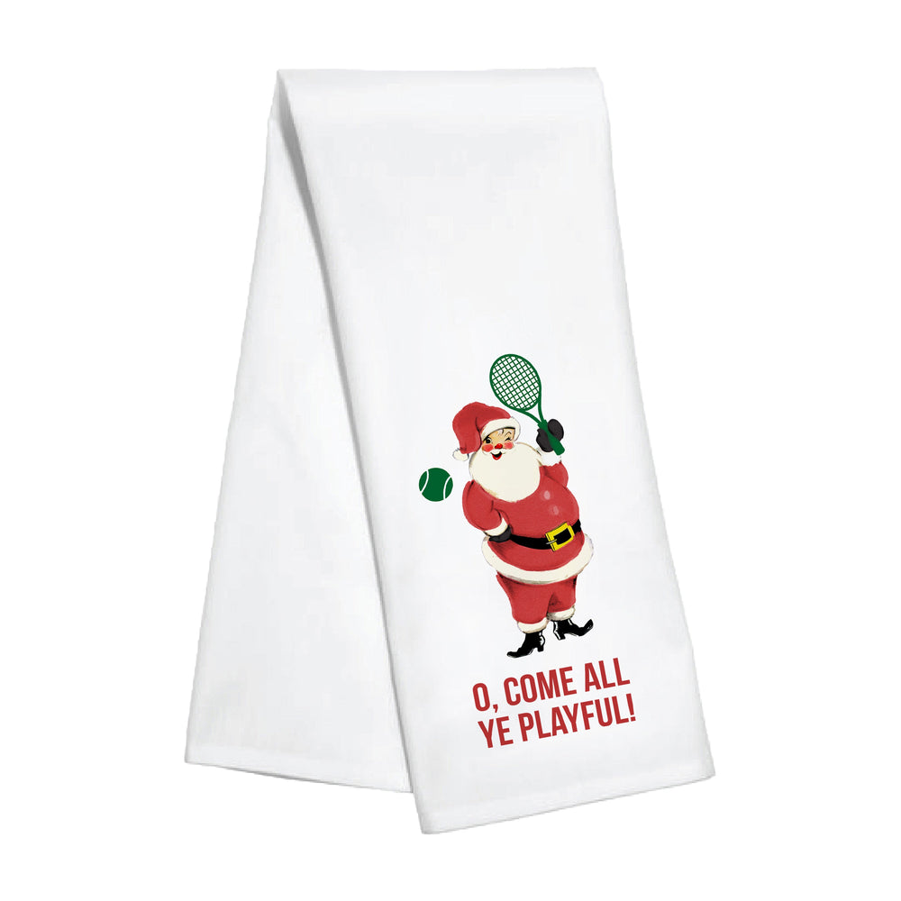 Kitchen Towel - Ye Playful Tennis