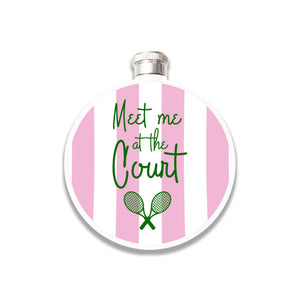 Flask-Meet me on the Court Tennis