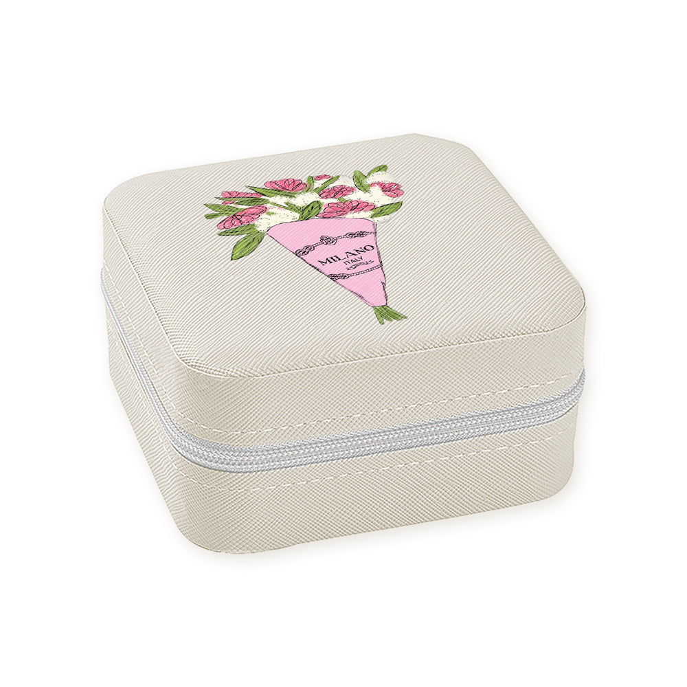 Travel Jewelry Box Ivory - Milano Bouquet