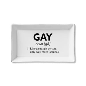 Ceramic Tray - Gay