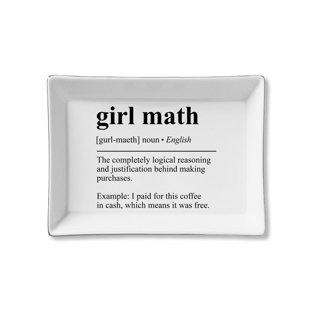 Ceramic Tray - Girl Math