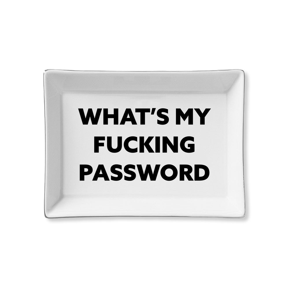 Ceramic Tray - WHAT IS MY PASSWORD