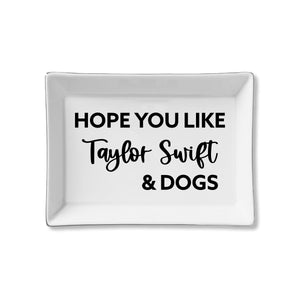 Ceramic Tray - Taylor Swift & Dogs